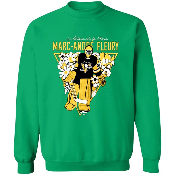 Pittsburgh Penguins Le Retour De La Fleur Marc Andre Fleury Sweatshirt - Image 3
