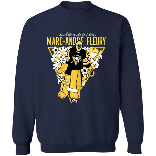 Pittsburgh Penguins Le Retour De La Fleur Marc Andre Fleury Sweatshirt - Image 6