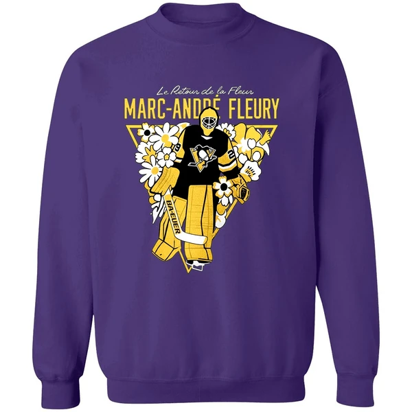 Pittsburgh Penguins Le Retour De La Fleur Marc Andre Fleury Sweatshirt - Image 7