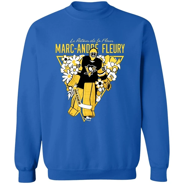 Pittsburgh Penguins Le Retour De La Fleur Marc Andre Fleury Sweatshirt - Image 8