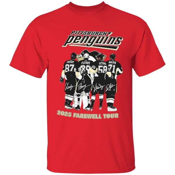 Pittsburgh Penguins Nhl 2025 Farewell Tour Shirt - Image 4