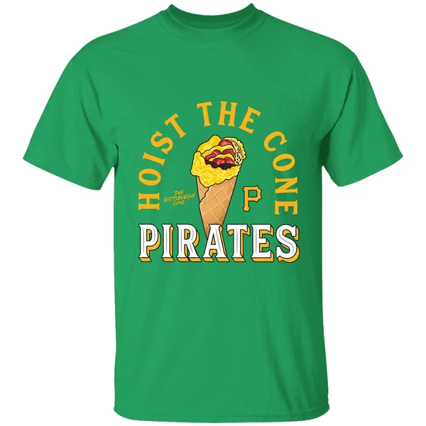 Pittsburgh Pirates Hoist The Cone Food Shirt - Image 2