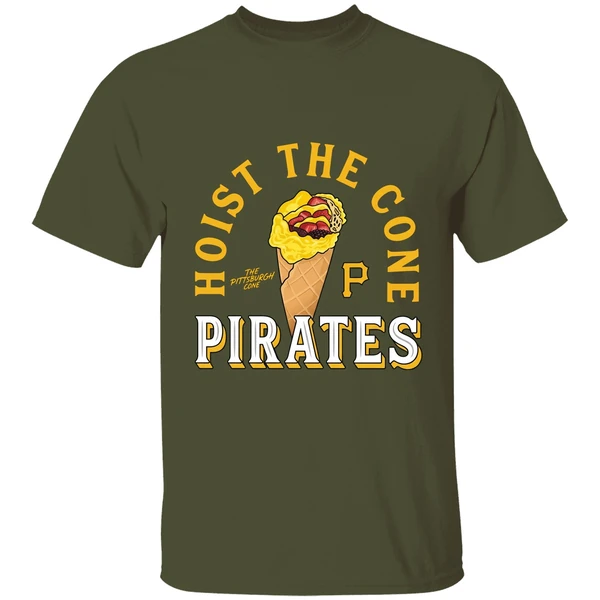 Pittsburgh Pirates Hoist The Cone Food Shirt - Image 4