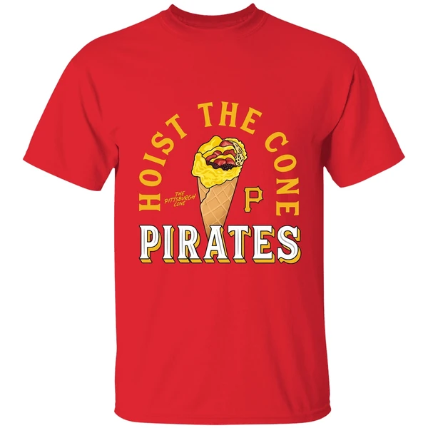 Pittsburgh Pirates Hoist The Cone Food Shirt - Image 7