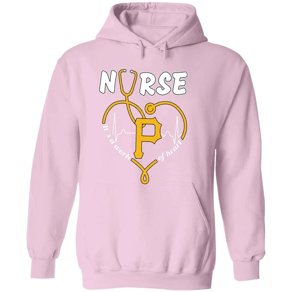 Pittsburgh Pirates Nurse Its A Work Of Heart 2026 Hoodie - Image 5
