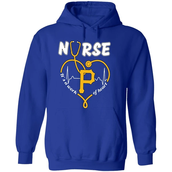 Pittsburgh Pirates Nurse Its A Work Of Heart 2026 Hoodie - Image 7