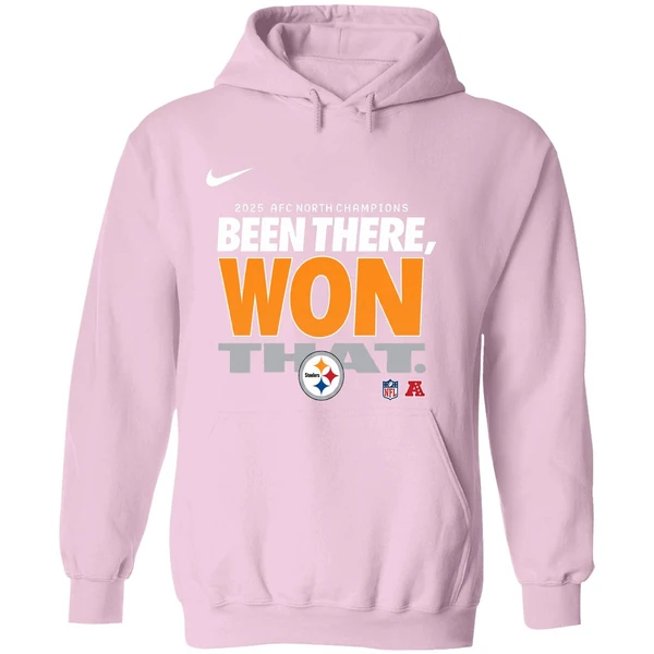 Pittsburgh Steelers 2025 Afc North Champions Been There Won That Hoodie - Image 5