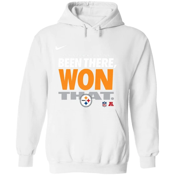 Pittsburgh Steelers 2025 Afc North Champions Been There Won That Hoodie - Image 8