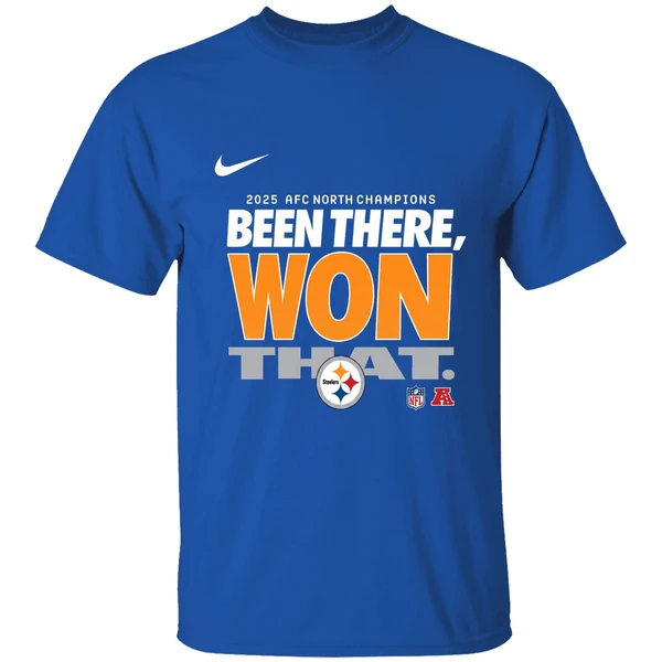 Pittsburgh Steelers 2025 Afc North Champions Been There Won That Shirt - Image 8