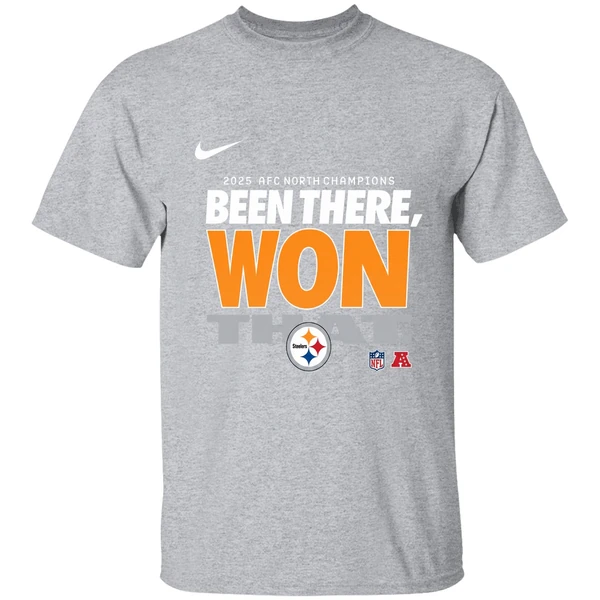Pittsburgh Steelers 2025 Afc North Champions Been There Won That Shirt - Image 9