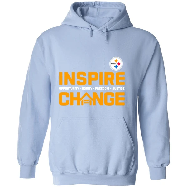 Pittsburgh Steelers Inspire Change Opportunity Equity Freedom Justice 2025 Hoodie - Image 4