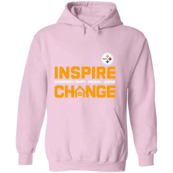 Pittsburgh Steelers Inspire Change Opportunity Equity Freedom Justice 2025 Hoodie - Image 5