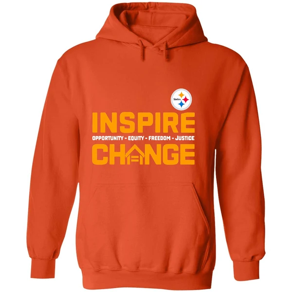 Pittsburgh Steelers Inspire Change Opportunity Equity Freedom Justice 2025 Hoodie - Image 6