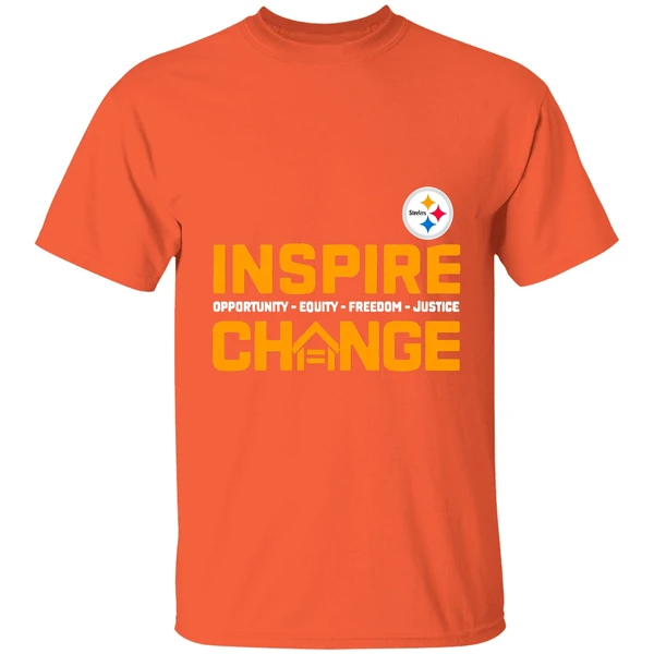 Pittsburgh Steelers Inspire Change Opportunity Equity Freedom Justice 2025 Shirt - Image 6