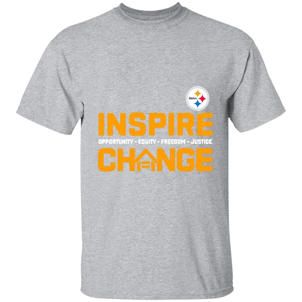 Pittsburgh Steelers Inspire Change Opportunity Equity Freedom Justice 2025 Shirt - Image 9