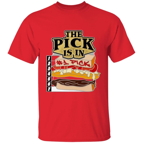 Pittsburgh Steelers Souvenir 2026 Nfl Draft Sandwhich The Pick Is In Shirt - Image 7