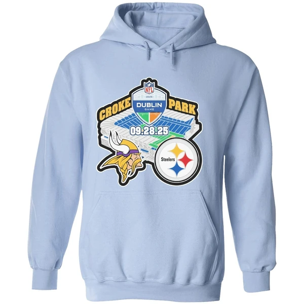Pittsburgh Steelers Vs Minnesota Vikings At Croke Park In Dublin Ireland On September 28th 2025 Nfl Hoodie - Image 4
