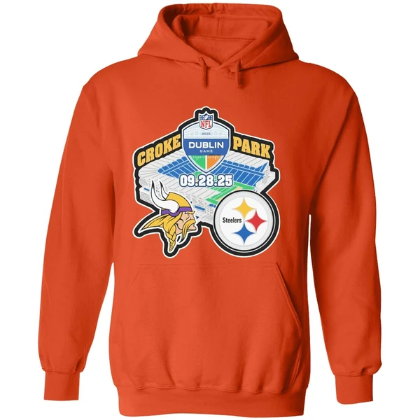 Pittsburgh Steelers Vs Minnesota Vikings At Croke Park In Dublin Ireland On September 28th 2025 Nfl Hoodie - Image 6