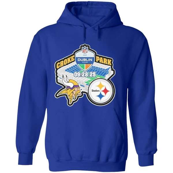 Pittsburgh Steelers Vs Minnesota Vikings At Croke Park In Dublin Ireland On September 28th 2025 Nfl Hoodie - Image 7