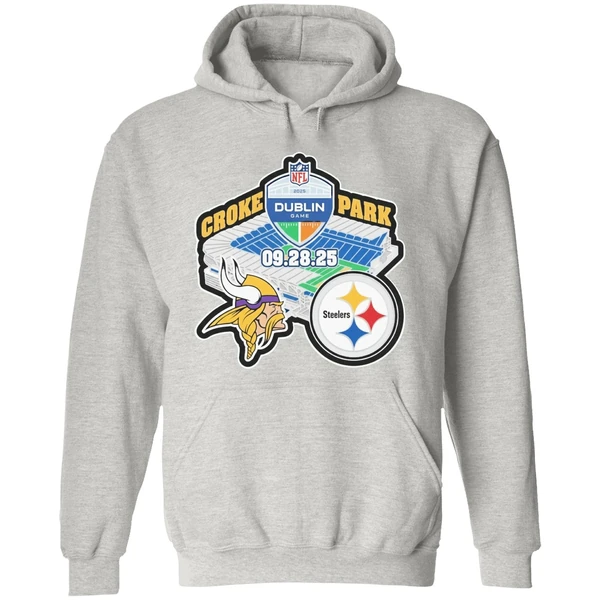 Pittsburgh Steelers Vs Minnesota Vikings At Croke Park In Dublin Ireland On September 28th 2025 Nfl Hoodie - Image 9
