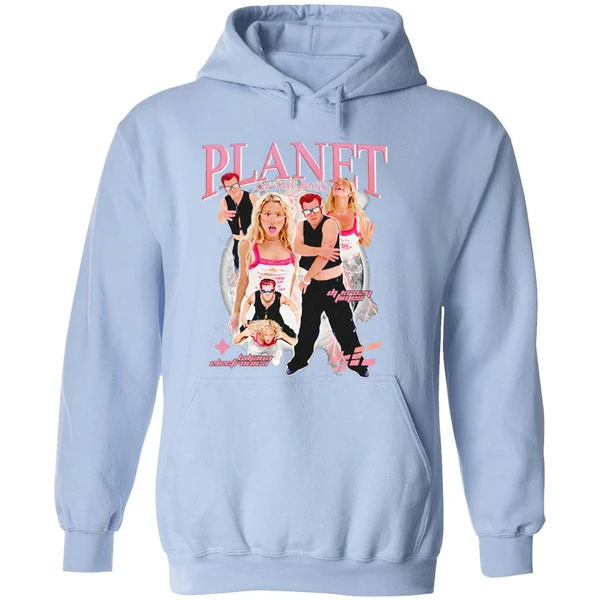 Planet Of The Bass Dj Crazy Times And Ms Biljana Electronica Hoodie - Image 4