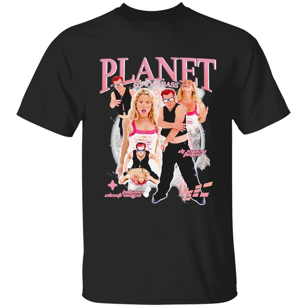 Planet Of The Bass Dj Crazy Times And Ms Biljana Electronica Shirt