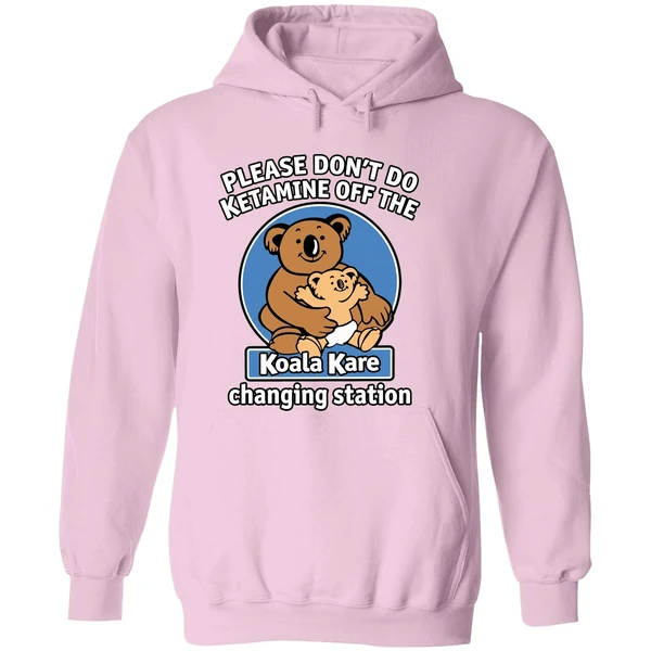 Please Dont Do K Tamine Off The Koala Kare White Hoodie - Image 5