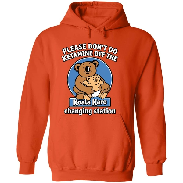 Please Dont Do K Tamine Off The Koala Kare White Hoodie - Image 6