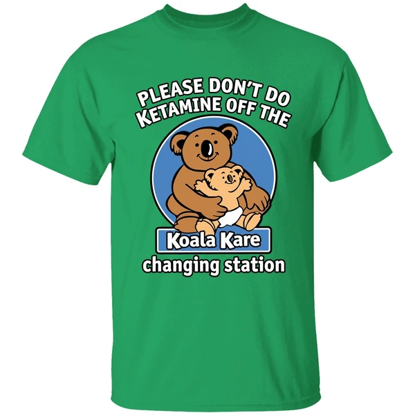 Please Dont Do K Tamine Off The Koala Kare White Shirt - Image 2