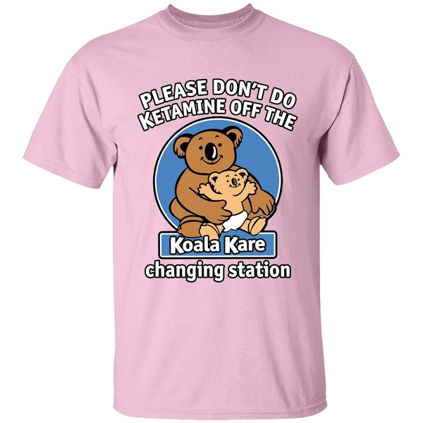 please dont do k tamine off the koala kare white shirt lightpink