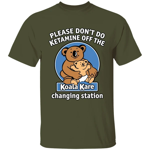 please dont do k tamine off the koala kare white shirt militarygreen