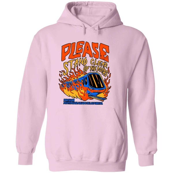 Please Stand Clear Of The Doors Por Favor Mantengase Alejado De Las Puertas Hoodie - Image 5