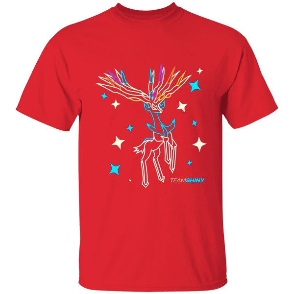 Pokemon Number 716 Xerneas Team Shiny Shirt - Image 7
