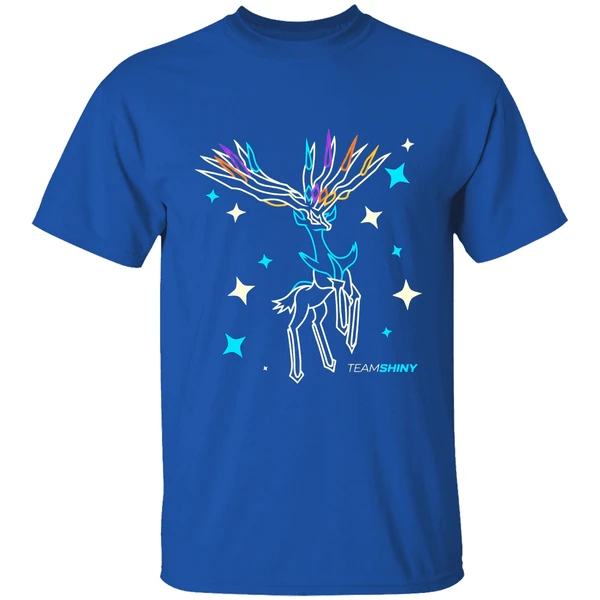 Pokemon Number 716 Xerneas Team Shiny Shirt - Image 8