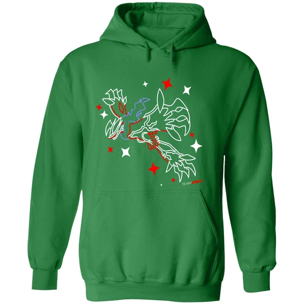 Pokemon Number 717 Yveltal Team Shiny Hoodie - Image 2