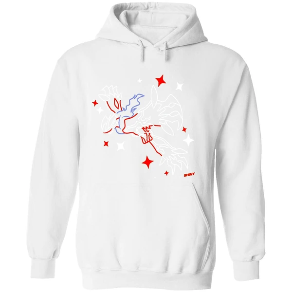 Pokemon Number 717 Yveltal Team Shiny Hoodie - Image 8