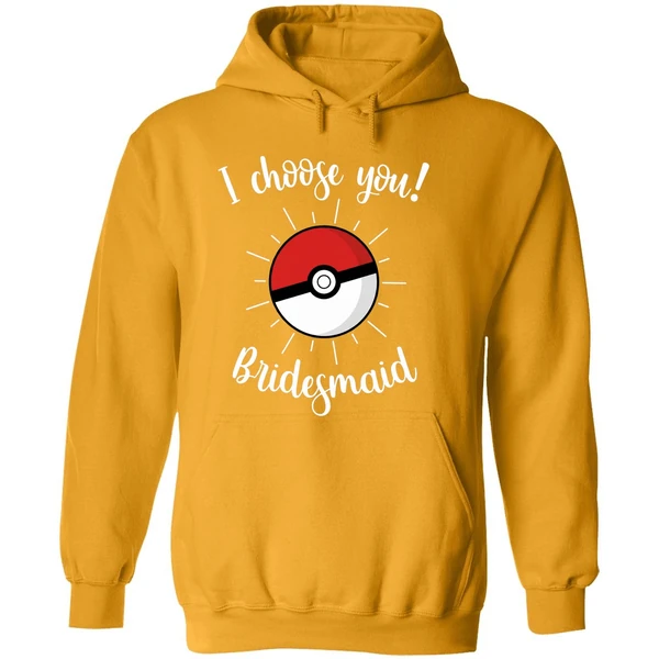 Pokemon Wedding Matching Bridal Party Hoodie