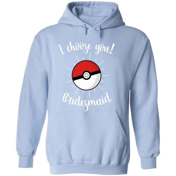 Pokemon Wedding Matching Bridal Party Hoodie - Image 4