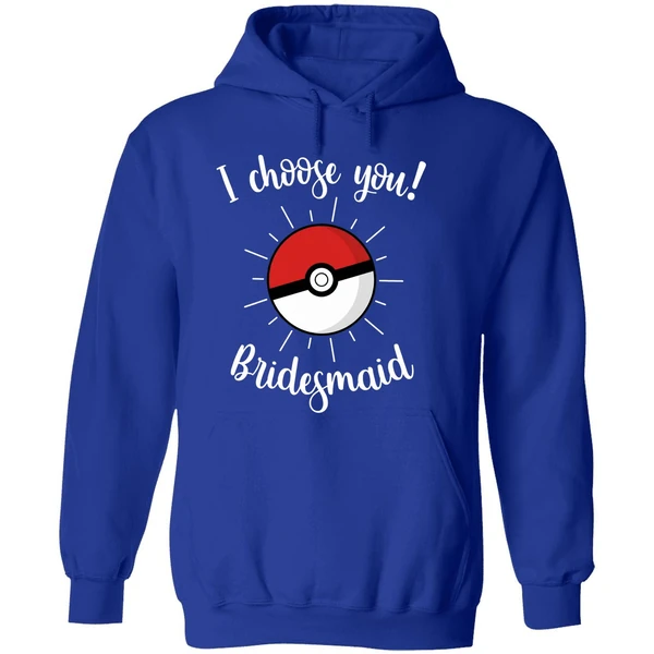 Pokemon Wedding Matching Bridal Party Hoodie - Image 7