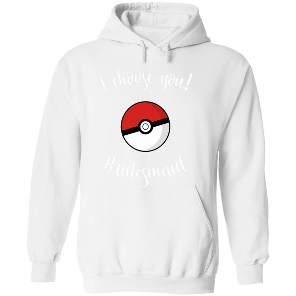Pokemon Wedding Matching Bridal Party Hoodie - Image 8