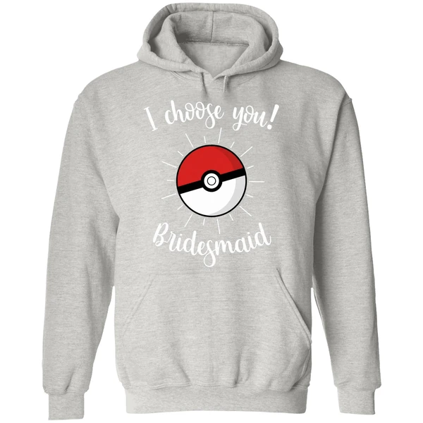 Pokemon Wedding Matching Bridal Party Hoodie - Image 9