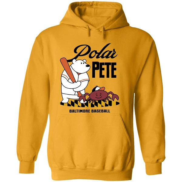 Polar Pete Alonso Baltimore Orioles Baseball Bear And Crab Hoodie