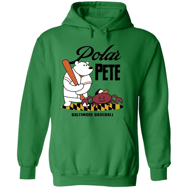 Polar Pete Alonso Baltimore Orioles Baseball Bear And Crab Hoodie - Image 2