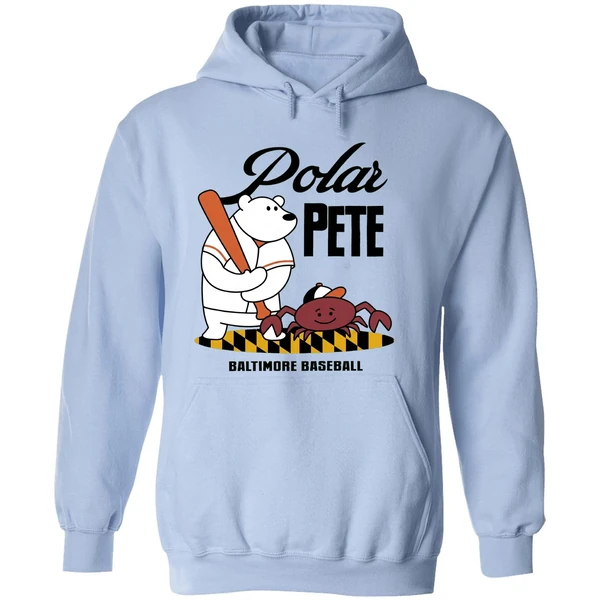 Polar Pete Alonso Baltimore Orioles Baseball Bear And Crab Hoodie - Image 4