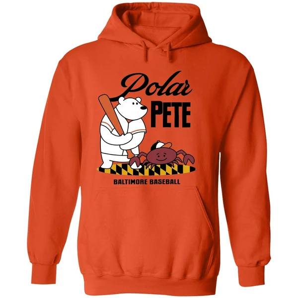 Polar Pete Alonso Baltimore Orioles Baseball Bear And Crab Hoodie - Image 6