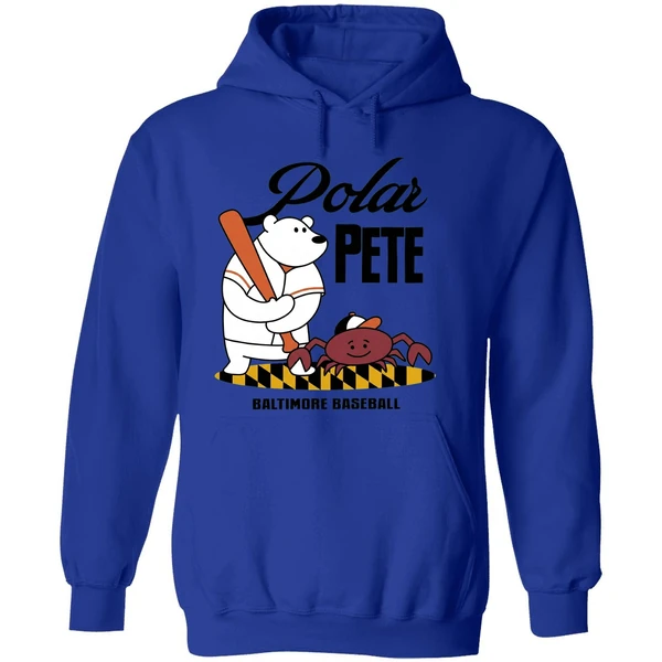 Polar Pete Alonso Baltimore Orioles Baseball Bear And Crab Hoodie - Image 7