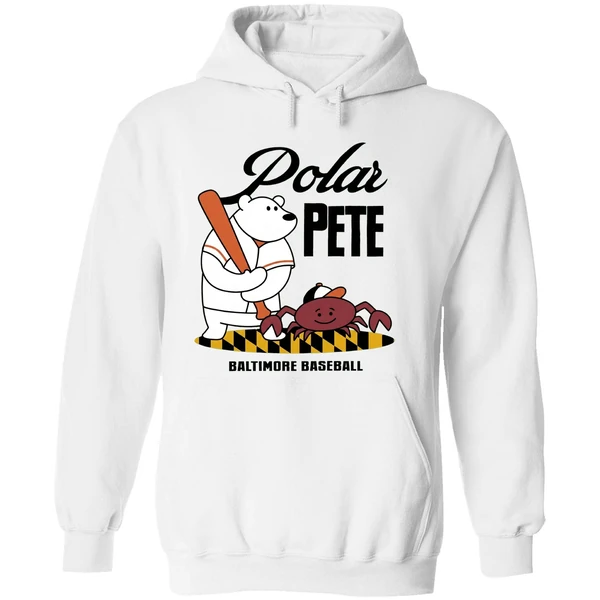 Polar Pete Alonso Baltimore Orioles Baseball Bear And Crab Hoodie - Image 8
