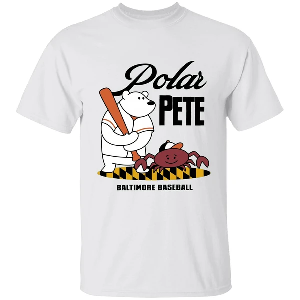 Polar Pete Alonso Baltimore Orioles Baseball Bear And Crab Shirt