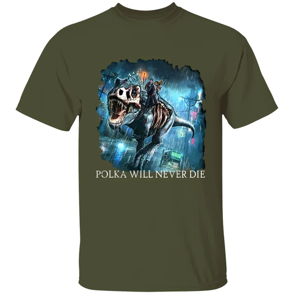 Polka Will Never Die Dresden Files Shirt - Image 3