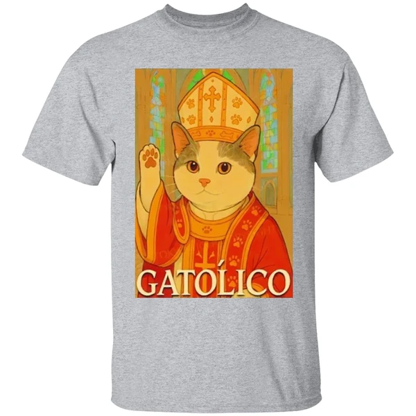 Pope Cat Gatolico Shirt